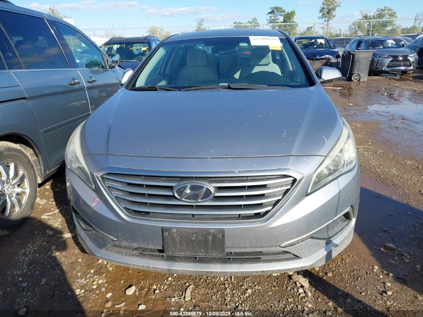 2017 Hyundai Sonata Se VIN: 5NPE24AF2HH450855 Lot: 43390679