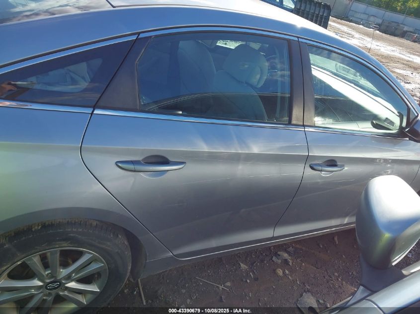 2017 Hyundai Sonata Se VIN: 5NPE24AF2HH450855 Lot: 43390679