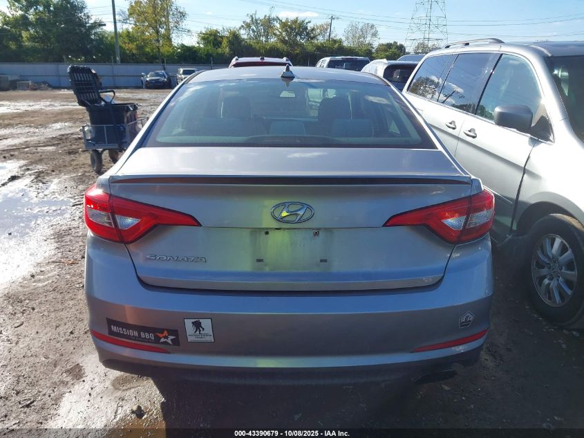 2017 Hyundai Sonata Se VIN: 5NPE24AF2HH450855 Lot: 43390679