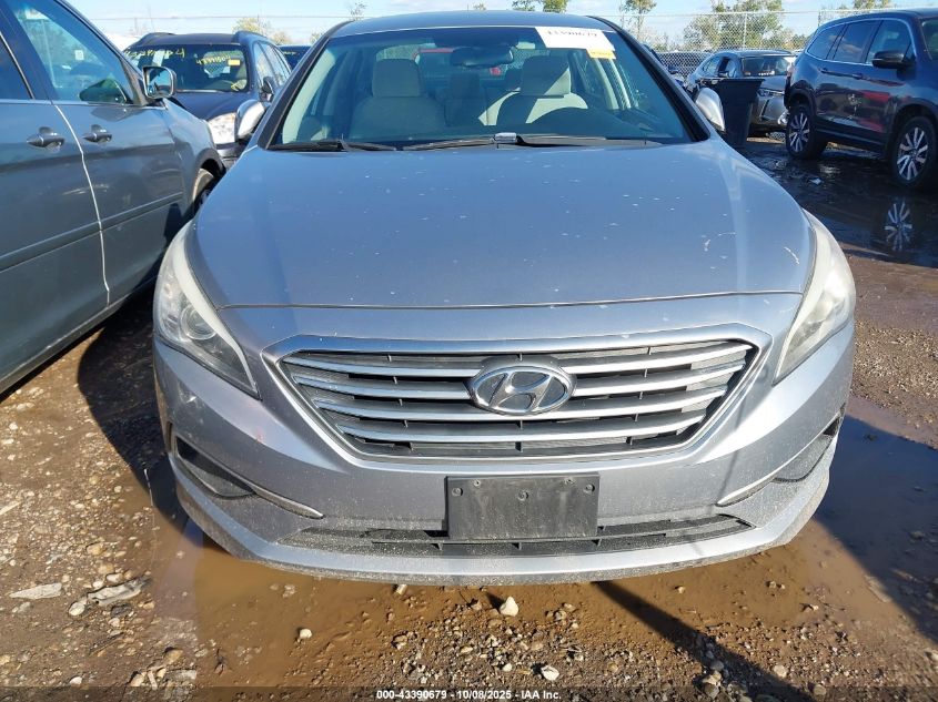 2017 Hyundai Sonata Se VIN: 5NPE24AF2HH450855 Lot: 43390679