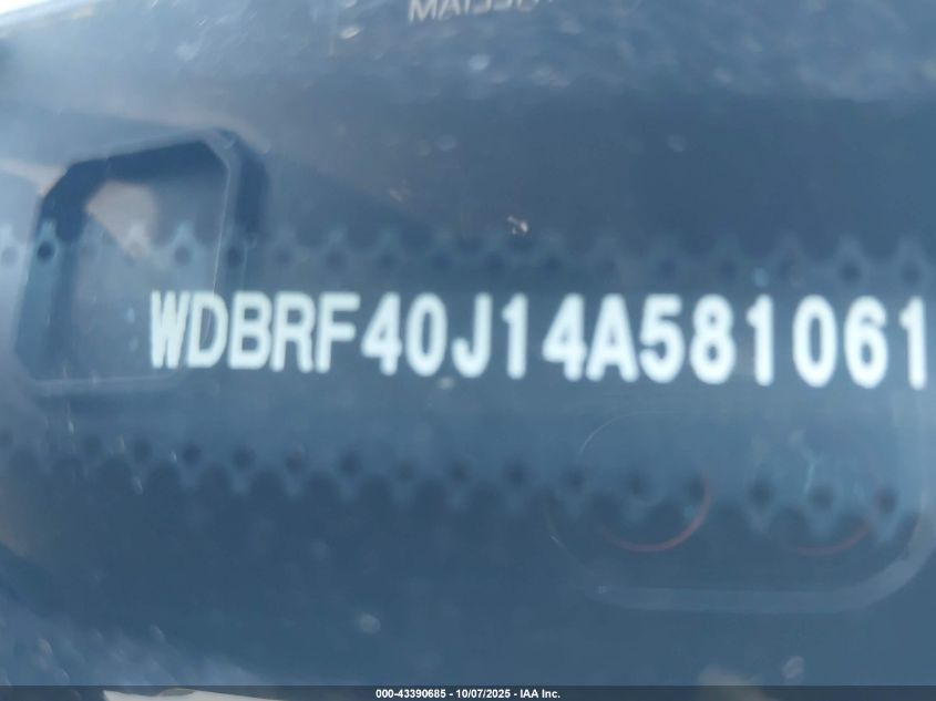 2004 Mercedes-Benz C 320 Sport VIN: WDBRF40J14A581061 Lot: 43390685