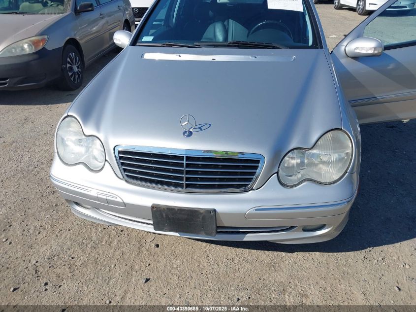 2004 Mercedes-Benz C 320 Sport VIN: WDBRF40J14A581061 Lot: 43390685