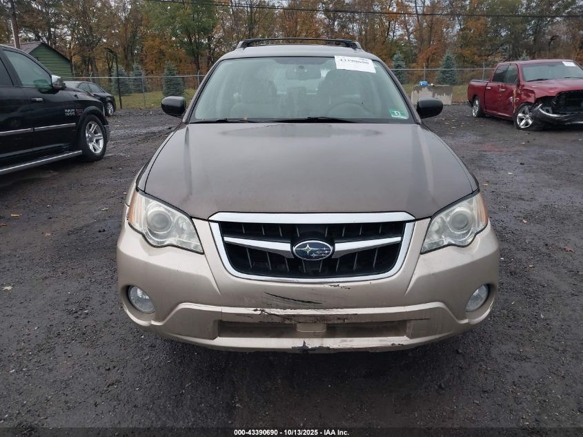 2008 Subaru Outback 2.5I/2.5I L.l. Bean Edition VIN: 4S4BP61C887305731 Lot: 43390690