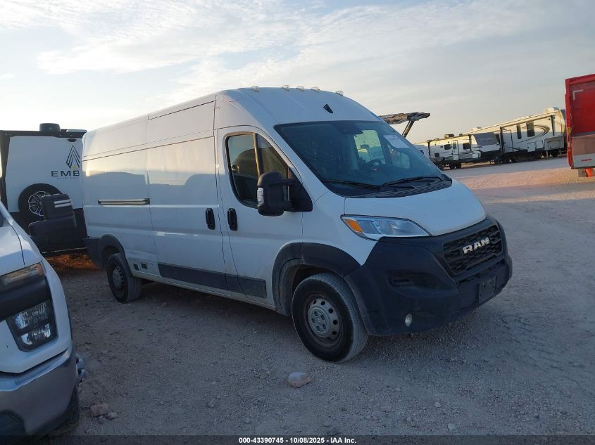 2024 Ram Promaster 2500 Tradesman High Roof 159 Wb W/Pass Seat VIN: 3C6LRVDG7RE132157 Lot: 43390745