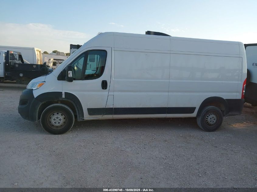 2024 Ram Promaster 2500 Tradesman High Roof 159 Wb W/Pass Seat VIN: 3C6LRVDG7RE132157 Lot: 43390745