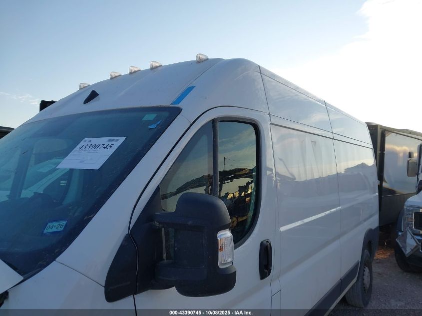 2024 Ram Promaster 2500 Tradesman High Roof 159 Wb W/Pass Seat VIN: 3C6LRVDG7RE132157 Lot: 43390745