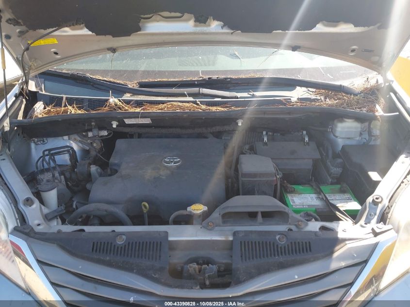 2013 Toyota Sienna Xle V6 8 Passenger VIN: 5TDYK3DC9DS401326 Lot: 43390828