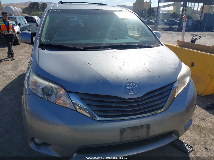 2013 Toyota Sienna Xle V6 8 Passenger VIN: 5TDYK3DC9DS401326 Lot: 43390828