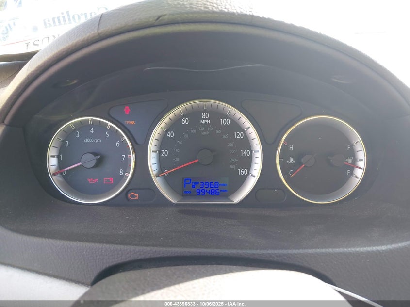 2009 Hyundai Sonata Gls VIN: 5NPET46C49H559752 Lot: 43390833