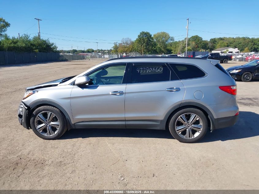 2014 Hyundai Santa Fe Limited VIN: KM8SRDHFXEU075699 Lot: 43390860