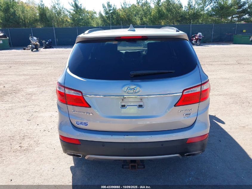 2014 Hyundai Santa Fe Limited VIN: KM8SRDHFXEU075699 Lot: 43390860