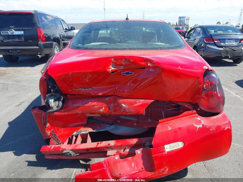 2005 Chevrolet Monte Carlo Ls VIN: 2G1WW12EX59306426 Lot: 43390863