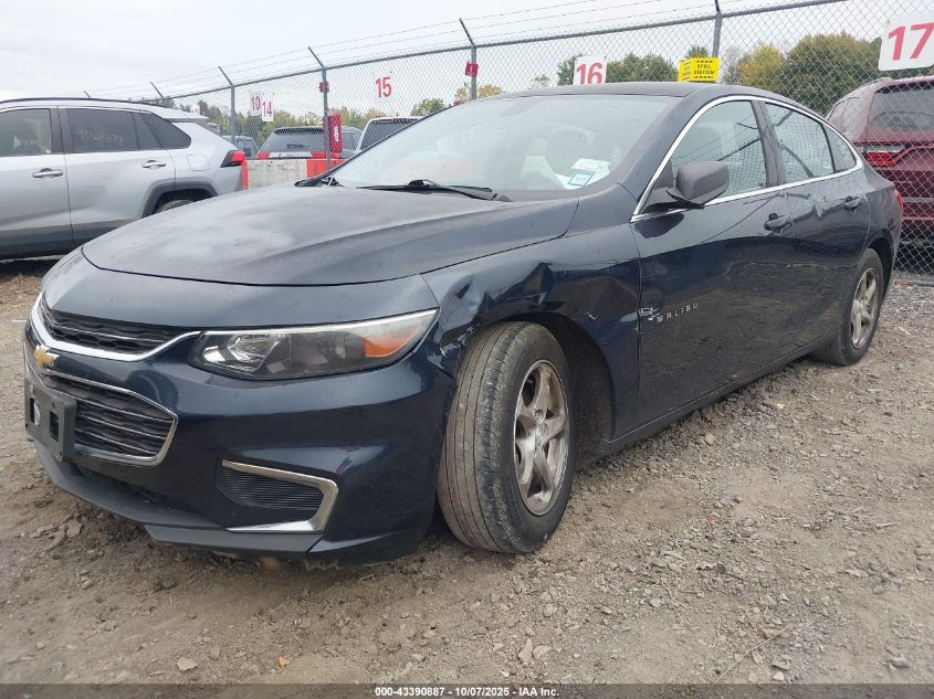 2016 Chevrolet Malibu 1Fl VIN: 1G1ZC5ST2GF241237 Lot: 43390887
