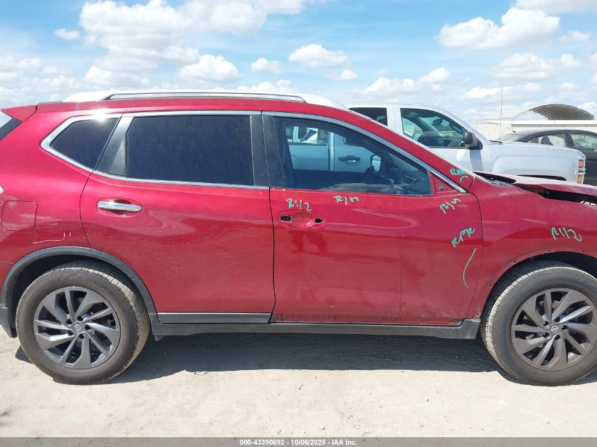 2016 Nissan Rogue Sl VIN: 5N1AT2MT7GC779669 Lot: 43390892