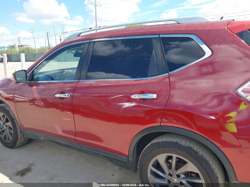 2016 Nissan Rogue Sl VIN: 5N1AT2MT7GC779669 Lot: 43390892