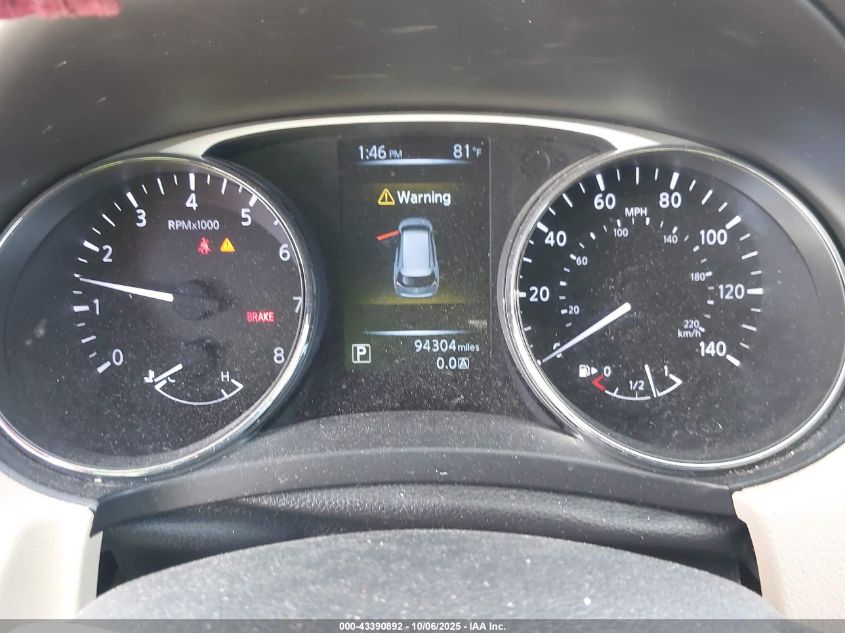 2016 Nissan Rogue Sl VIN: 5N1AT2MT7GC779669 Lot: 43390892