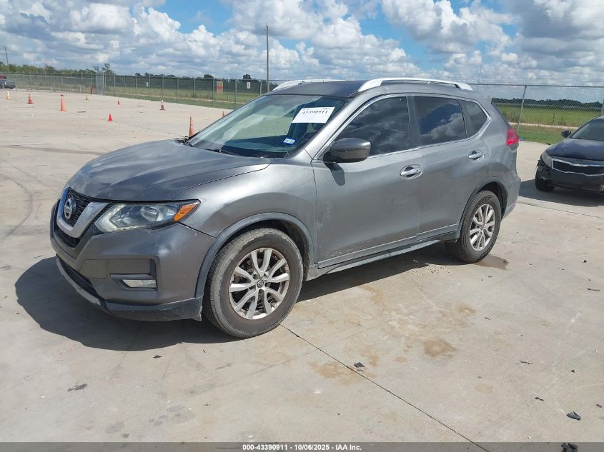 2017 Nissan Rogue Sv VIN: KNMAT2MV1HP542174 Lot: 43390911