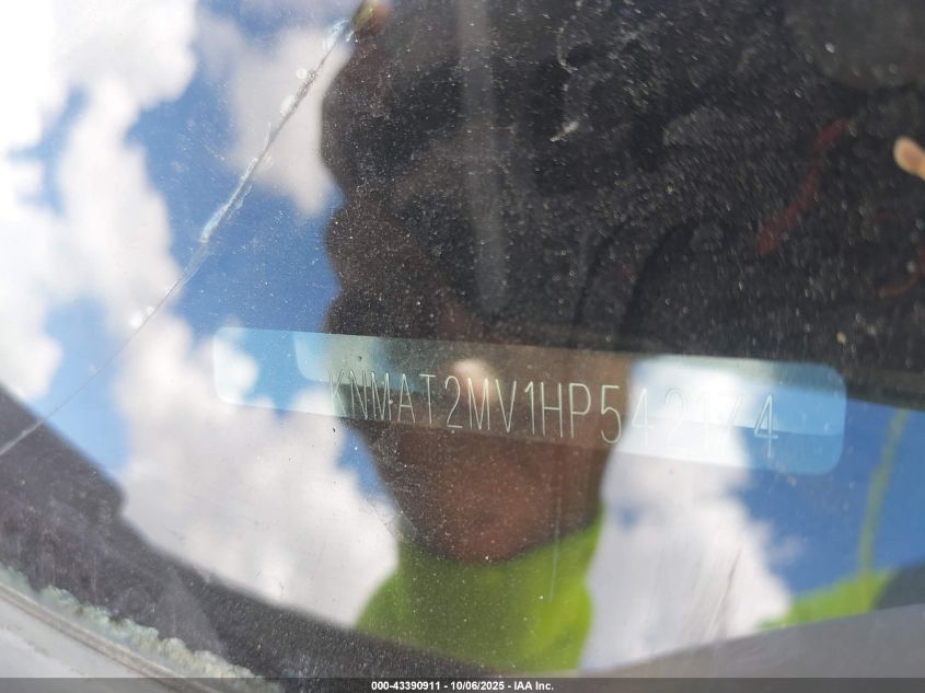 2017 Nissan Rogue Sv VIN: KNMAT2MV1HP542174 Lot: 43390911