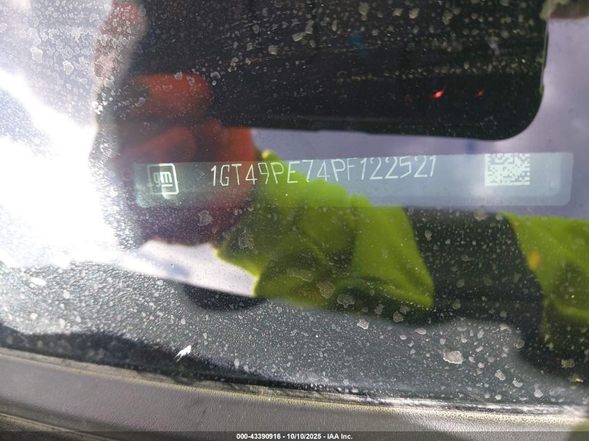 2023 GMC Sierra 2500Hd 4Wd Standard Bed At4 VIN: 1GT49PE74PF122521 Lot: 43390916