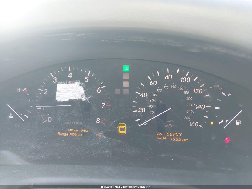 2005 Lexus Ls 430 VIN: JTHBN36F955003009 Lot: 43390924