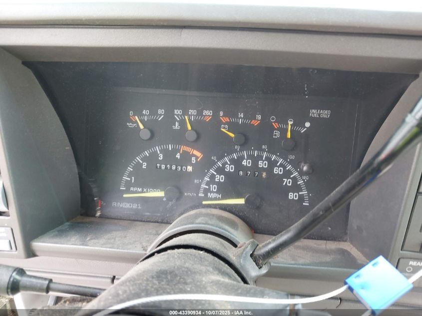 1994 Chevrolet Suburban K1500 VIN: 1GNFK16K2RJ314685 Lot: 43390934