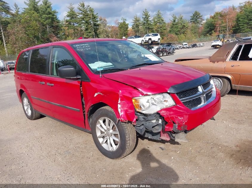 2016 Dodge Grand Caravan American Value Pkg VIN: 2C4RDGBG3GR243820 Lot: 43390972