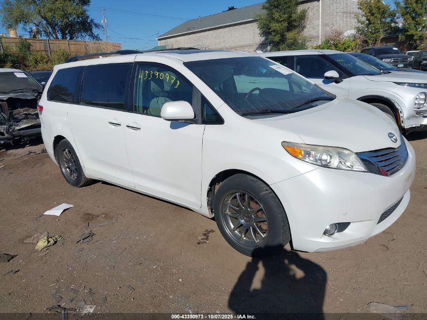 2011 Toyota Sienna Limited V6 VIN: 5TDYK3DC3BS058249 Lot: 43390973