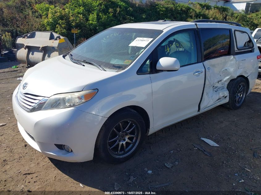 2011 Toyota Sienna Limited V6 VIN: 5TDYK3DC3BS058249 Lot: 43390973
