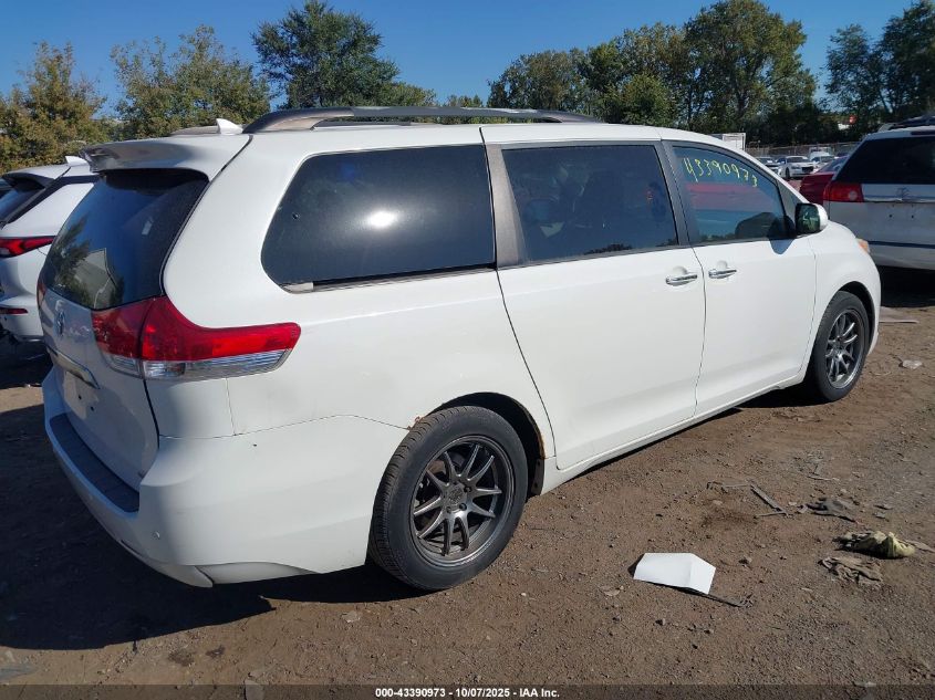 2011 Toyota Sienna Limited V6 VIN: 5TDYK3DC3BS058249 Lot: 43390973