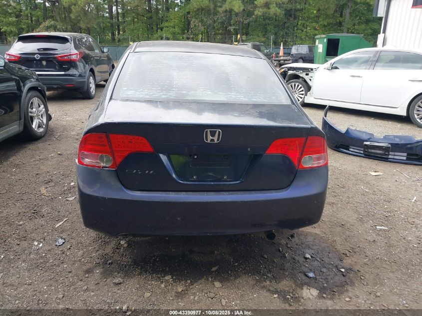 2008 Honda Civic Lx VIN: 1HGFA16598L035681 Lot: 43390977