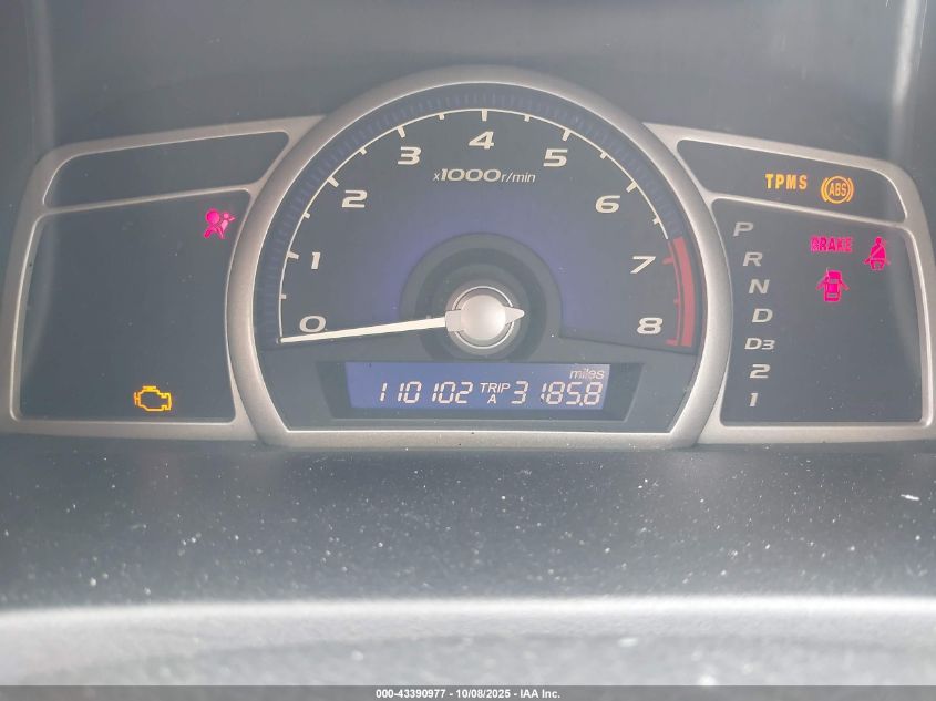 2008 Honda Civic Lx VIN: 1HGFA16598L035681 Lot: 43390977