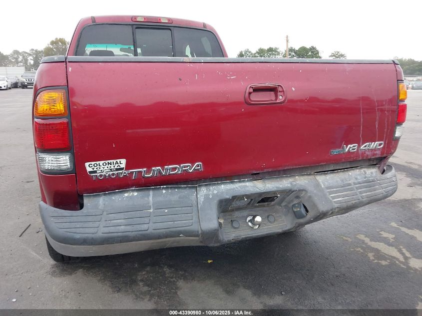 2002 Toyota Tundra Ltd V8 VIN: 5TBBT48142S223803 Lot: 43390980