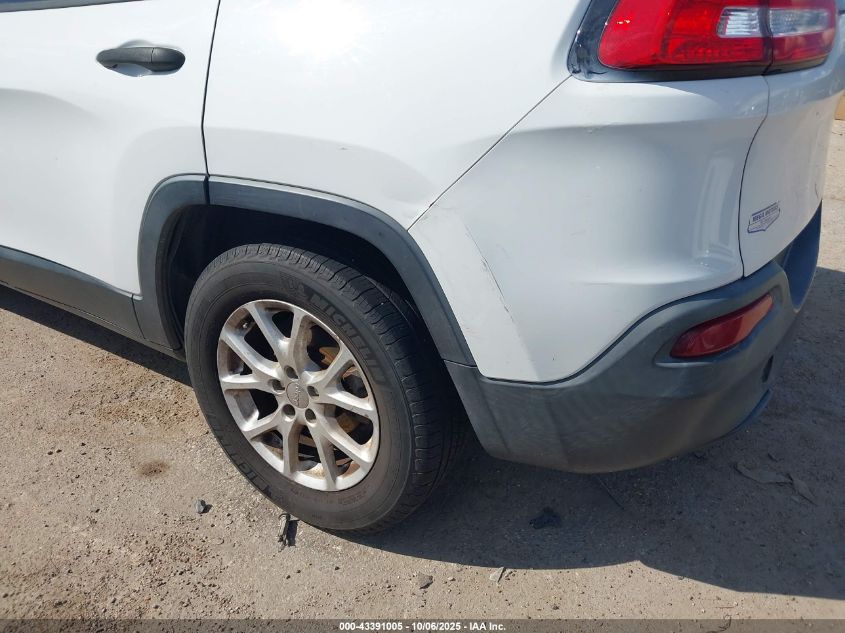 2015 Jeep Cherokee Sport VIN: 1C4PJLAB4FW631966 Lot: 43391005