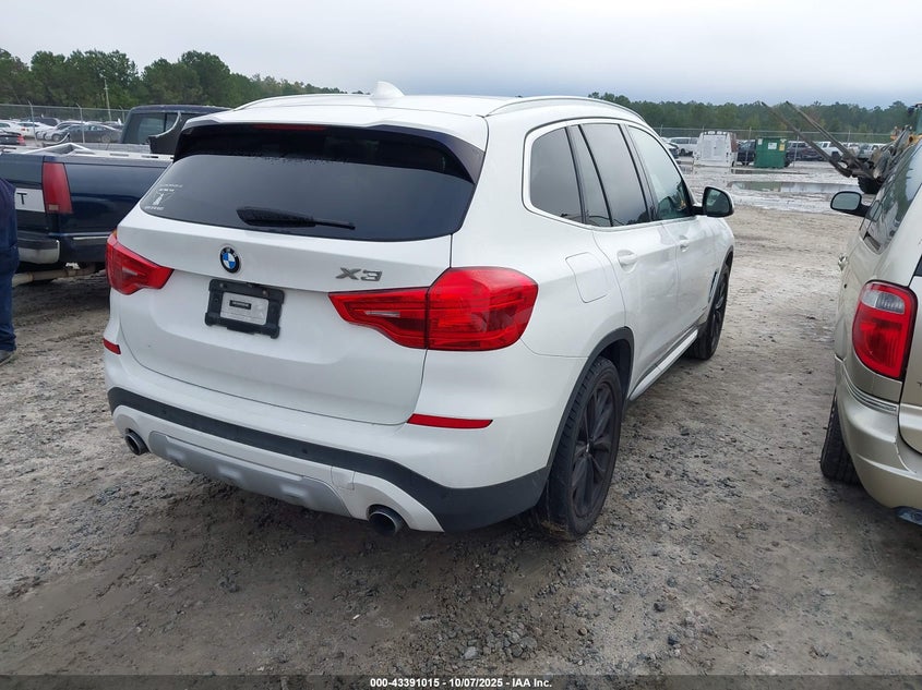Vin: 5uxtr9c5xjld62711, lot: 43885780, bmw x3 xdrive30i 20184