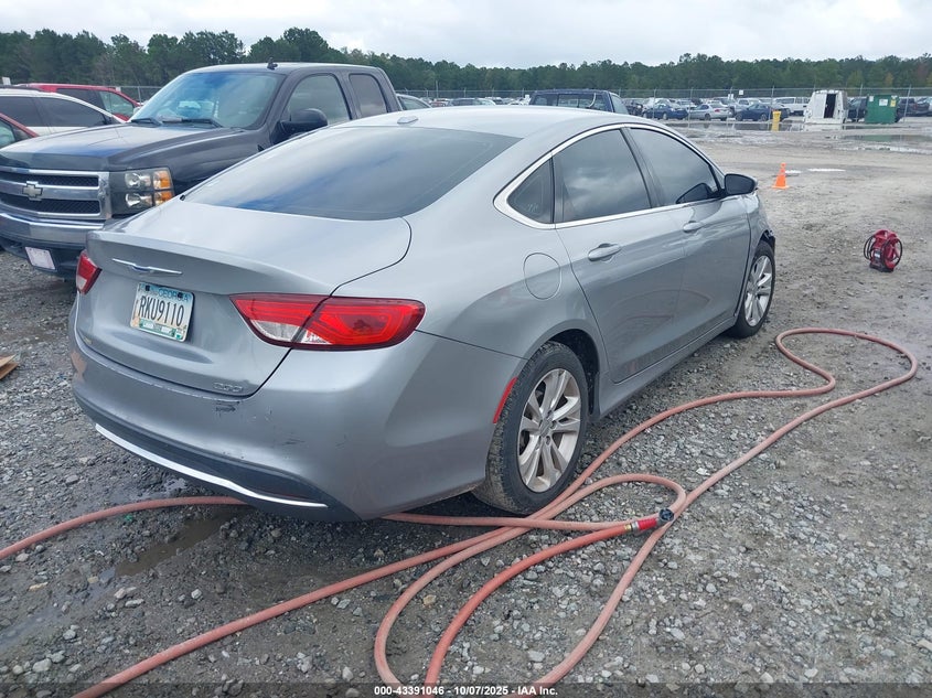 Vin: 1c3cccab9fn619279, lot: 43885811, chrysler 200 limited 20154