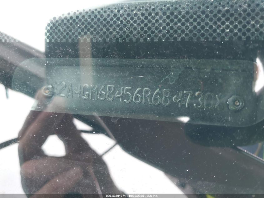 2006 Chrysler Pacifica Touring VIN: 2A4GM68456R684730 Lot: 43391071