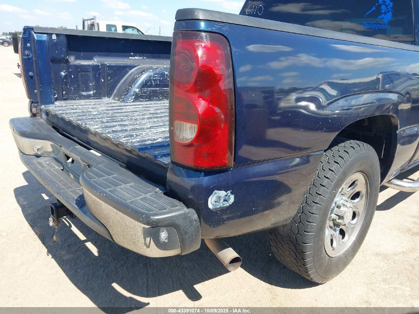 2006 Chevrolet Silverado 1500 Lt1 VIN: 2GCEC13T861104368 Lot: 43391074