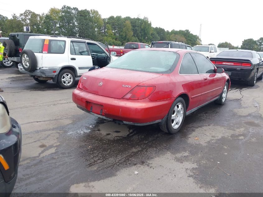 1997 Acura Cl 2.2 VIN: 19UYA1246VL008102 Lot: 43391080
