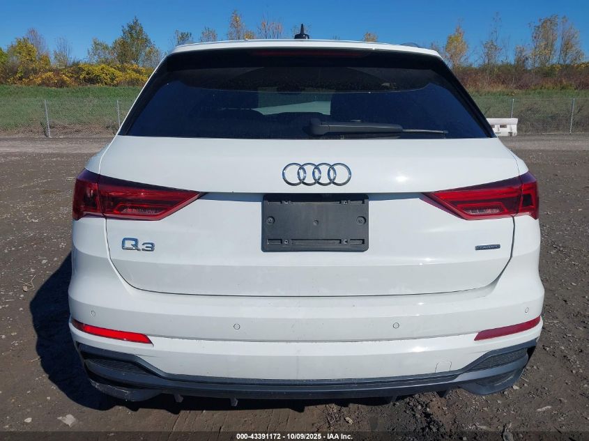 2021 Audi Q3 Premium 45 Tfsi S Line Quattro Tiptronic VIN: WA1DECF33M1004334 Lot: 43391172