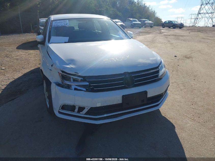 2016 Volkswagen Jetta 1.4T S VIN: 3VW267AJ6GM376777 Lot: 43391196