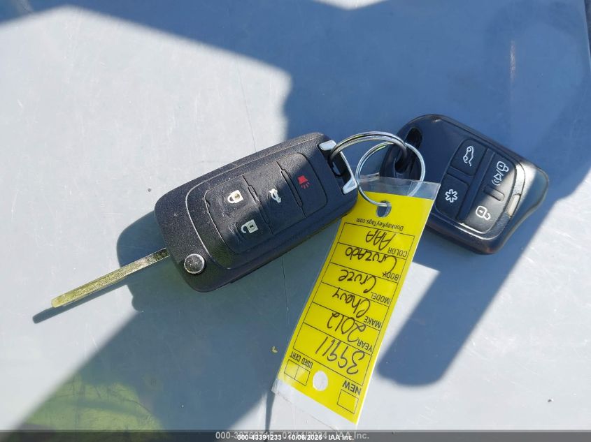 2012 Chevrolet Cruze Eco VIN: 1G1PJ5SC2C7147067 Lot: 43391233