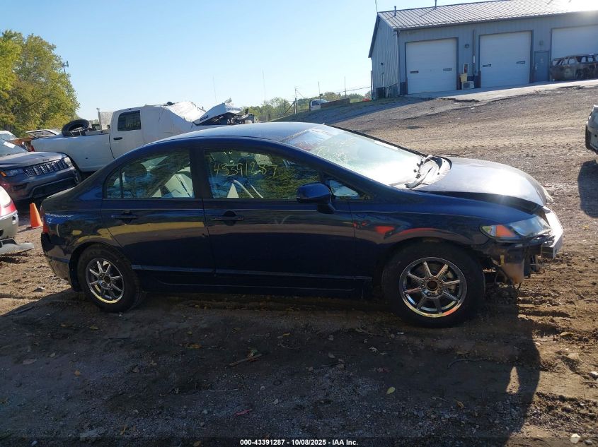 2009 Honda Civic Lx VIN: 19XFA15589E003105 Lot: 43391287