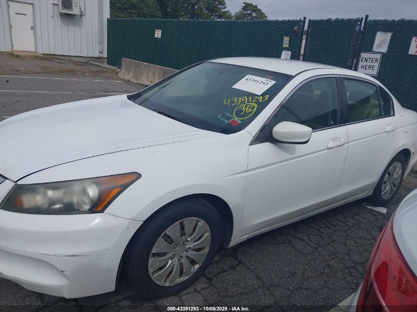 2012 Honda Accord 2.4 Lx VIN: 1HGCP2F39CA020396 Lot: 43391293