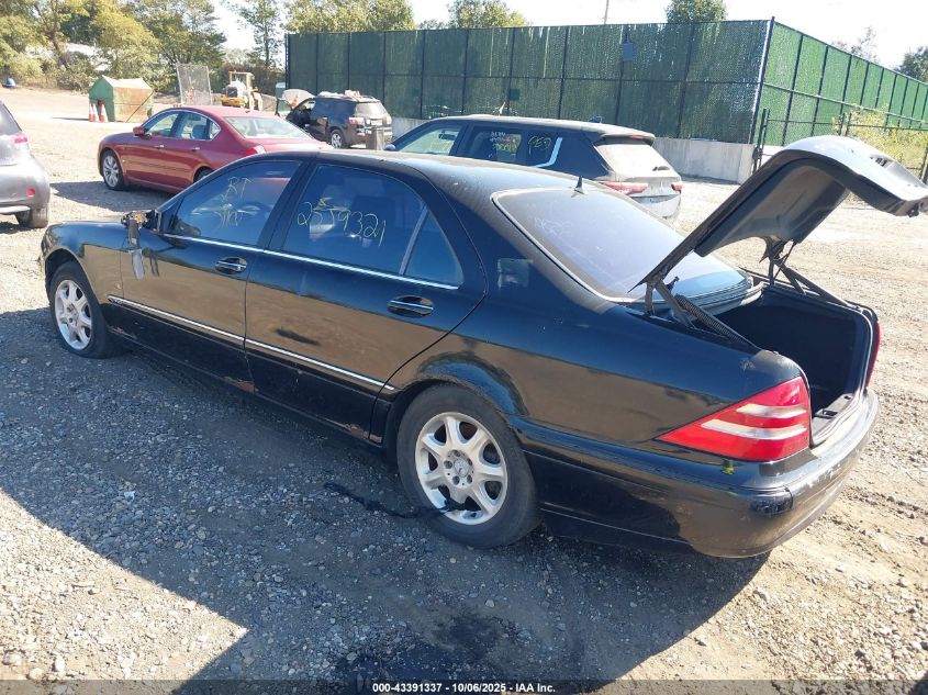 2002 Mercedes-Benz S 430 VIN: WDBNG70J22A231030 Lot: 43391337