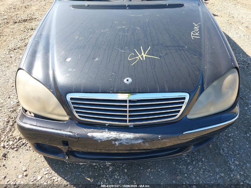 2002 Mercedes-Benz S 430 VIN: WDBNG70J22A231030 Lot: 43391337