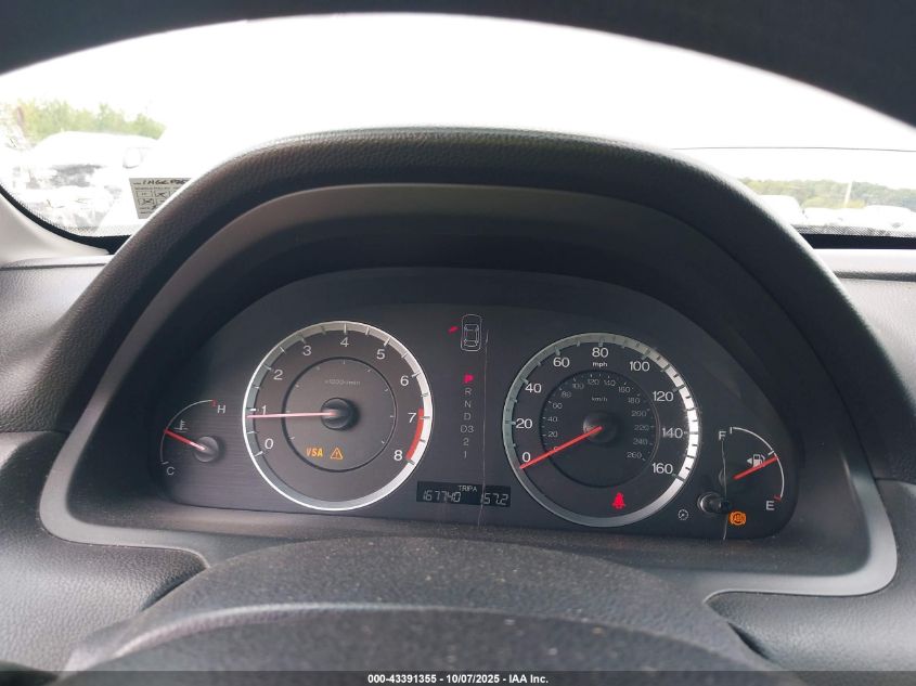 2009 Honda Accord 2.4 Lx VIN: 1HGCP263X9A050774 Lot: 43391355