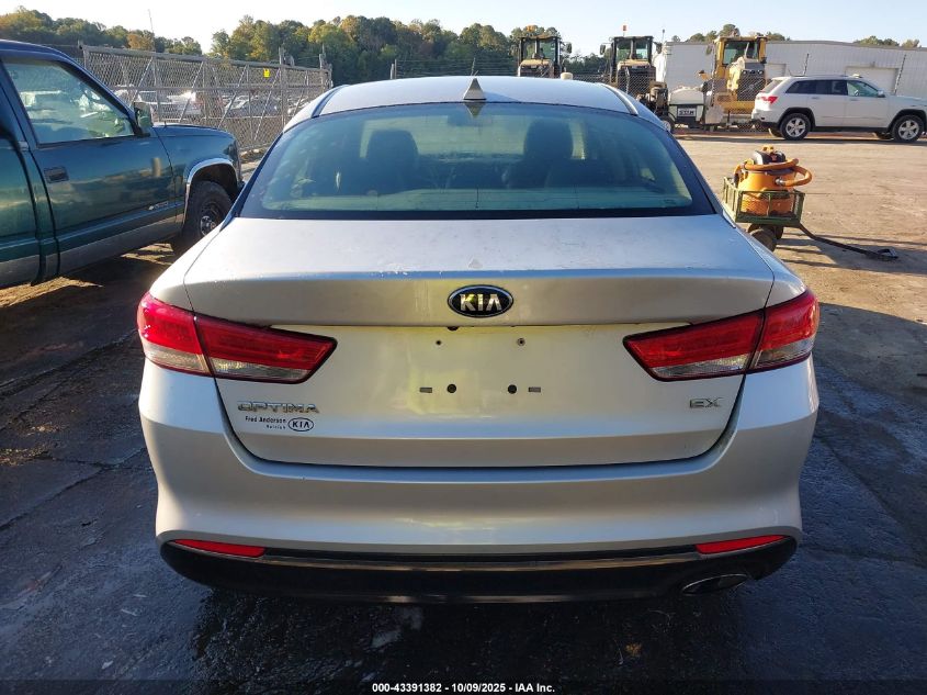 2017 Kia Optima Ex VIN: 5XXGU4L35HG163317 Lot: 43391382