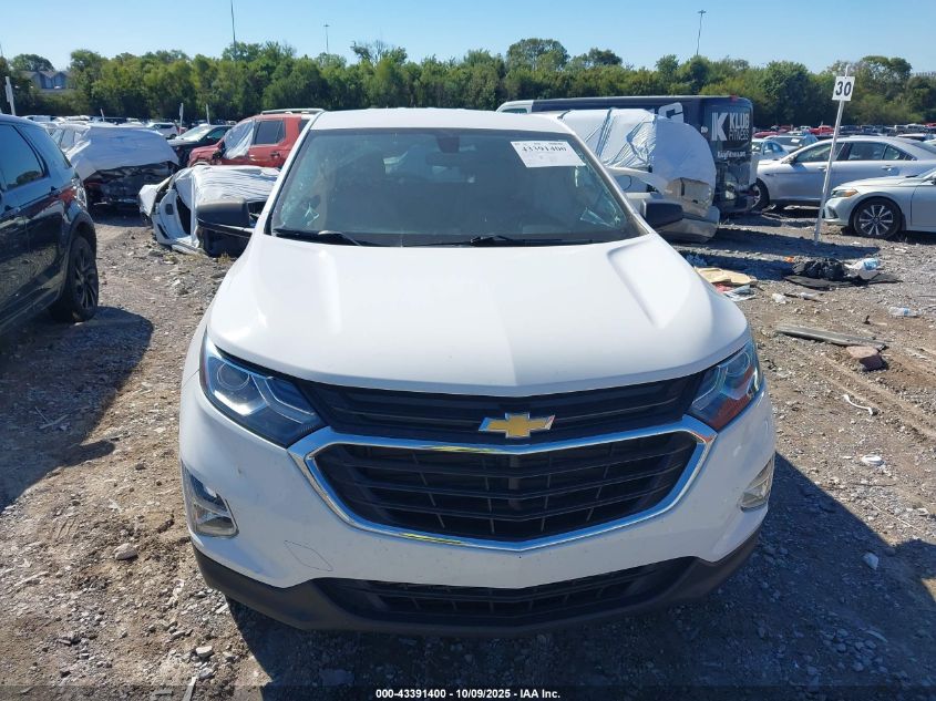 2018 Chevrolet Equinox Ls VIN: 3GNAXHEVXJL286616 Lot: 43391400