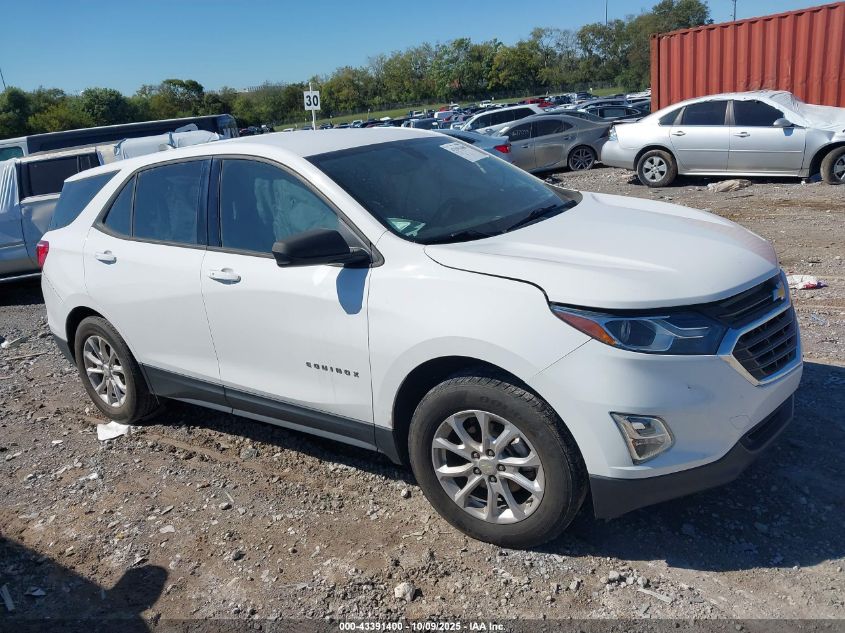 2018 Chevrolet Equinox Ls VIN: 3GNAXHEVXJL286616 Lot: 43391400