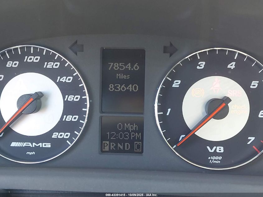 2005 Mercedes-Benz C 55 Amg VIN: WDBRF76J65F603410 Lot: 43391415